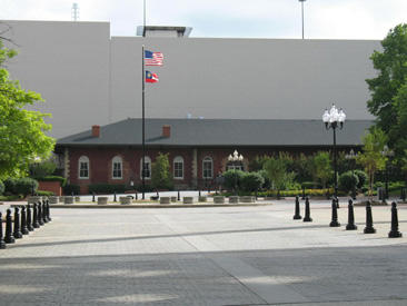 Photo of Steve Polk Plaza outside Freight Depot